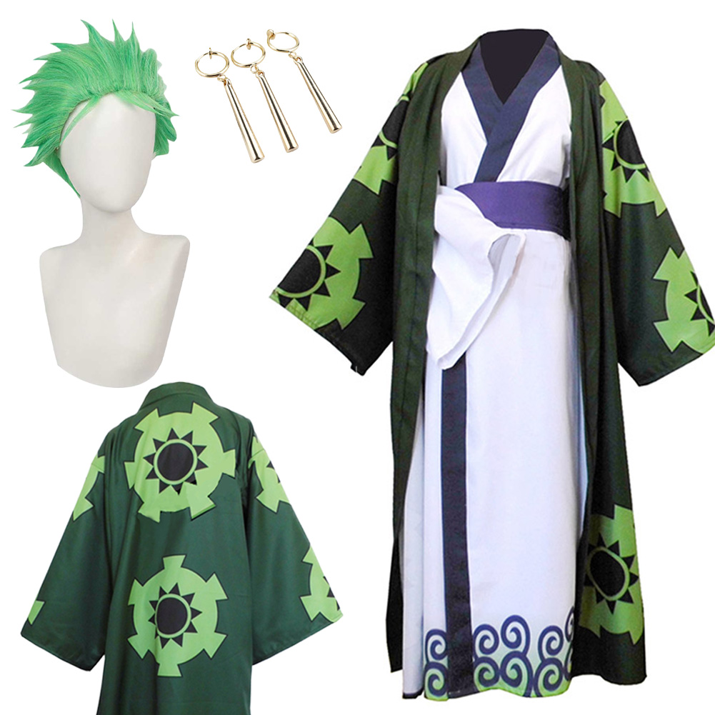 Men'S Kimono Accessories - Kostium Cosplay Wano Country Roronoa Zoro