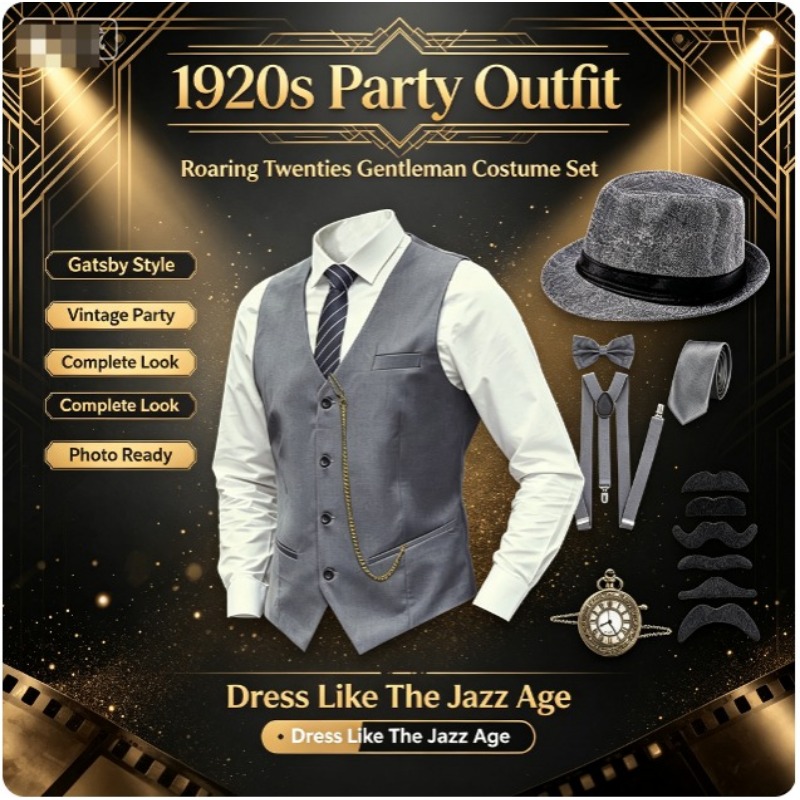 Men'S Accessories In The 1920S - Męski zestaw akcesoriów w stylu lat