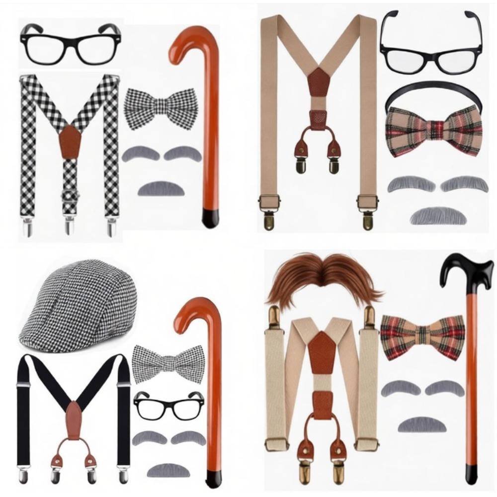 Men'S Accessories In The 1920S - Zestaw Kostiumu Staruszka na 100 Dni