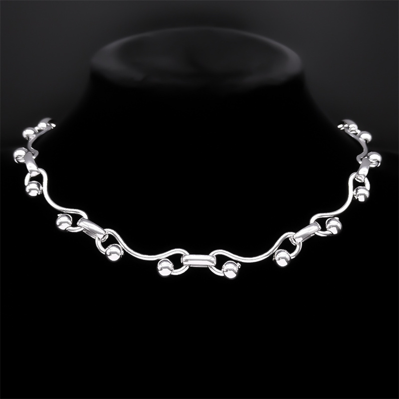 Y2K Choker łańcuszek naszyjnik – Men Accessories Neck Chain recenzja i cena