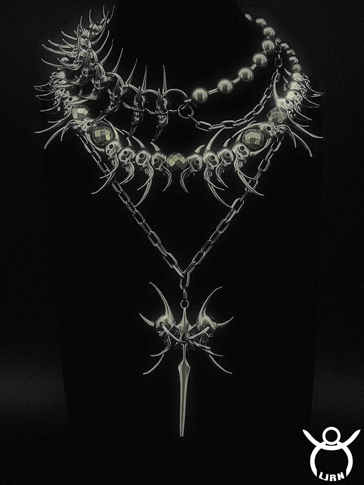 Naszyjnik Punkowy 2025 Srebrny – Men Accessories Neck Chain recenzja i cena